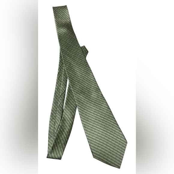 Arrow Green Striped Tie - Picture 2 of 3